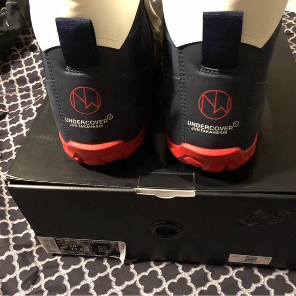 NIKE SFB MOUNTAIN X UNDERCOVER BOOTS NAVY BLUE RED OBSIDIAN SZ 10 NEW WARRIOR - Picture 3 of 16